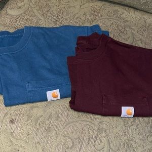 Carhartt Men’s 2 T Shirt Bundle Size L Tall